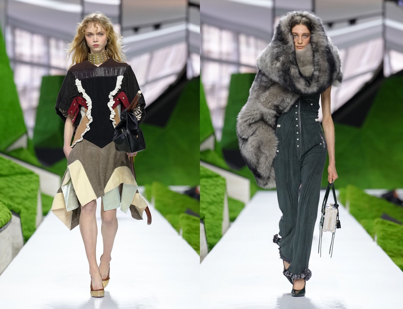 LouisVuitton2026秋冬女装秀在巴黎发布，品牌代言人刘亦菲、周冬