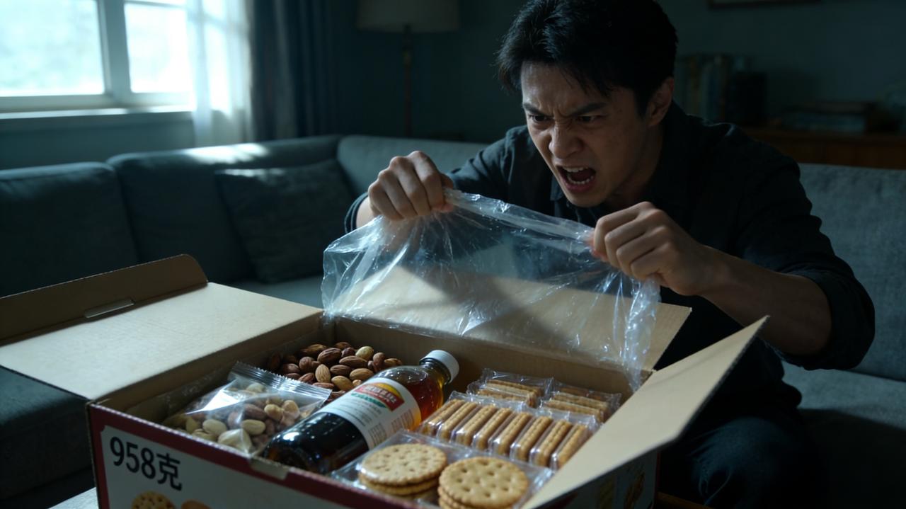 958克坚果礼盒仅含33克坚果？重量套路不该成节日消费潜规则标称958克的“