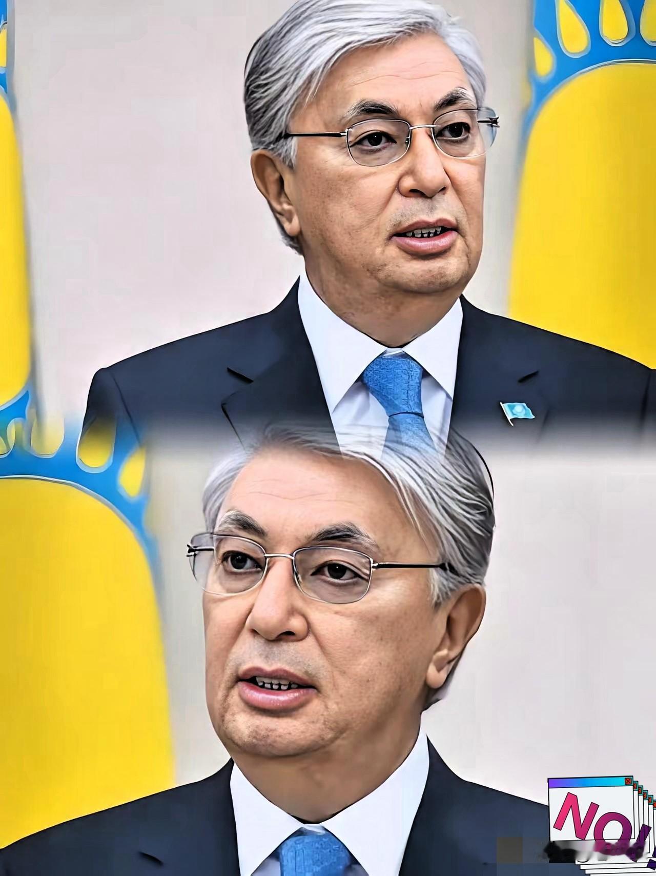 托卡耶夫这一出，属实是把“精明”二字写在了脸上。中亚五国开会，其余四个老大都