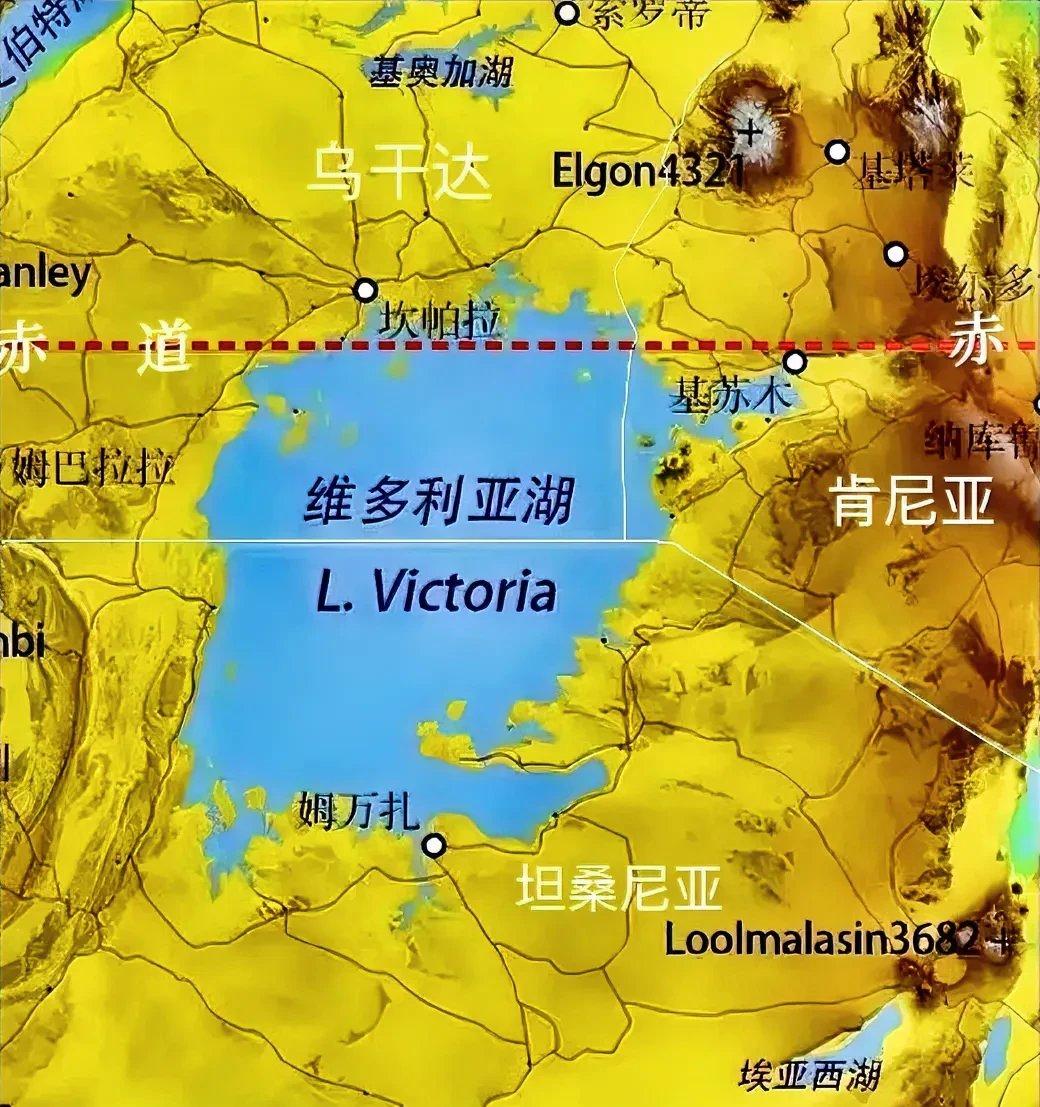 维多利亚湖维多利亚湖面积6.95万平方公里，是世界第2大淡水湖。它位于东非高