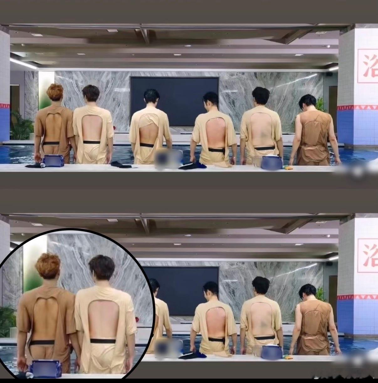 笑喷我，我以为黄子韬屁股露出来啦，这也太明显了吧！内娱什么能逃掉屁股缝夹紧的制约