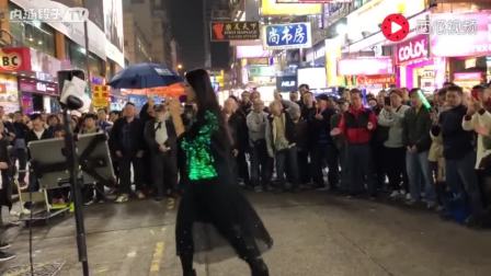 全民CG-香港街头出现蓝光人(揭秘)