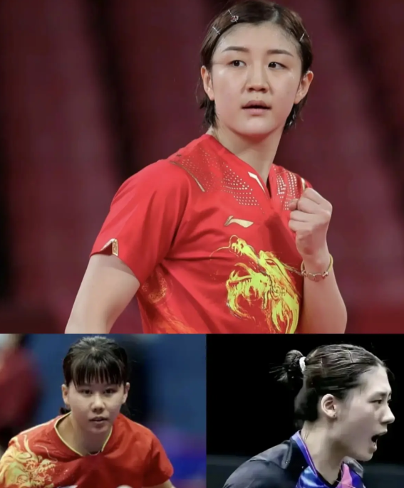 乒坛陈氏三姐妹，陈梦、陈熠、陈幸同，陈梦像大山打也打不穿，奥运会蝉联冠军女