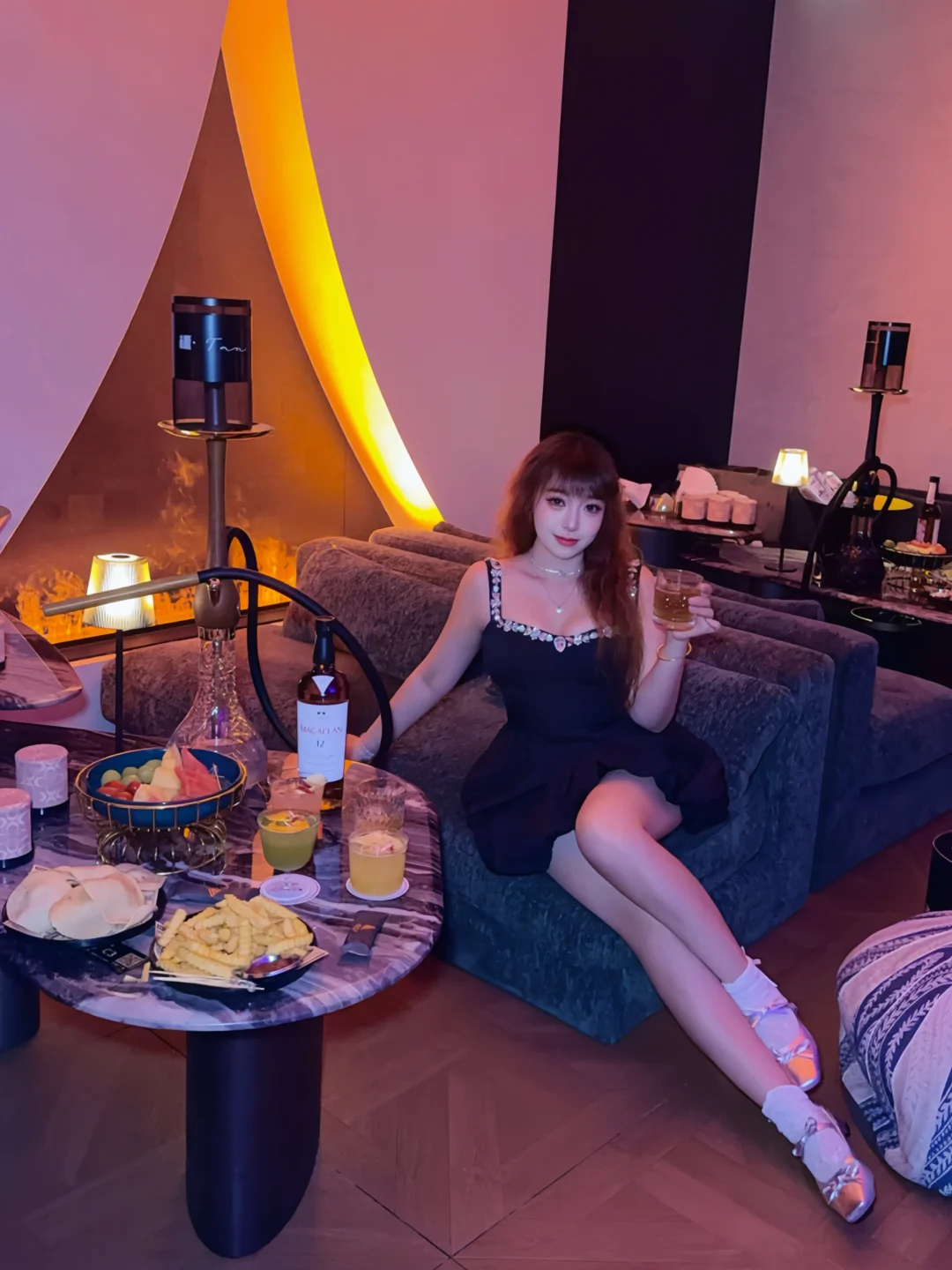 惠州夜晚微醺🥃檀Lounge真的太懂氛围感！