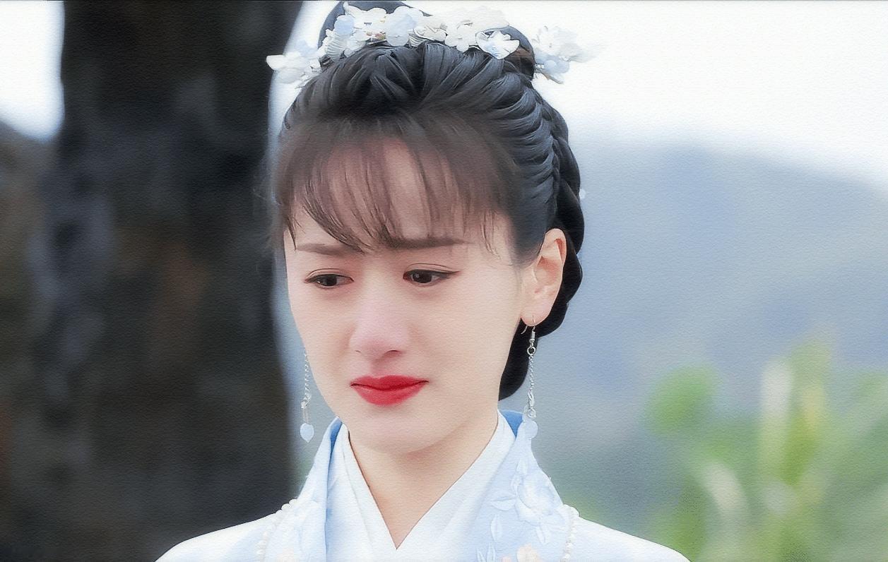 漂亮的盘发造型袁冰妍​​​
