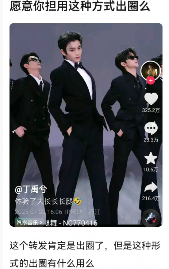 咋说呢，前提得有丁禹兮这端正的专业态度，有的田力跳个舞都难为情真的很下头。。。。