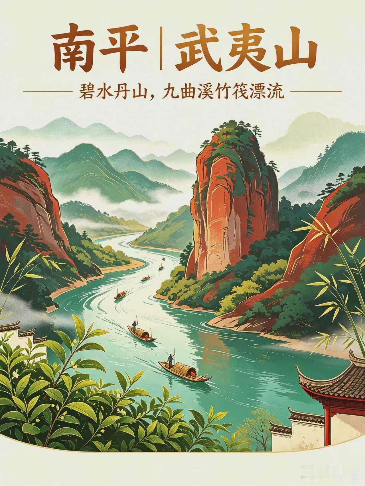 福建省最出名且必去的旅游景点，你最喜欢哪个呢？南平｜武夷山世界自然+文化