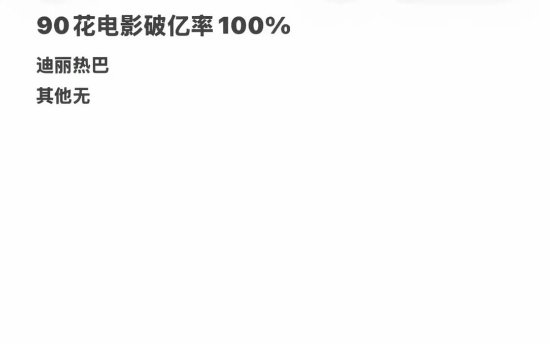 迪丽热巴流量花第一人内娱最后一位民选顶流​
