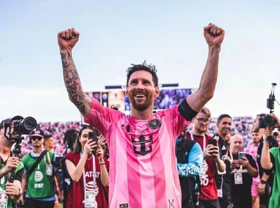 迈阿密国际获得这个冠军可谓意义重大。对于梅西来说，只想赢球，冠军数现如今对他来