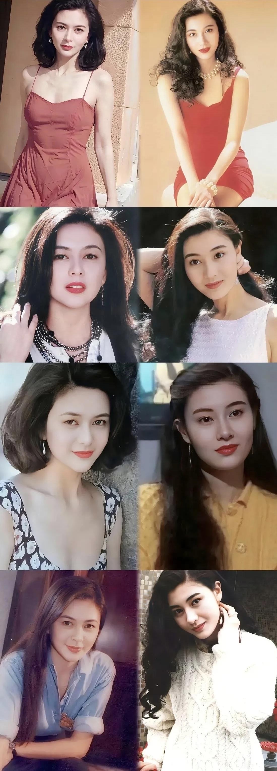 关之琳、李嘉欣，两位“持靓逞凶”的香港顶级美女，全方位PK：1，外貌：关之琳