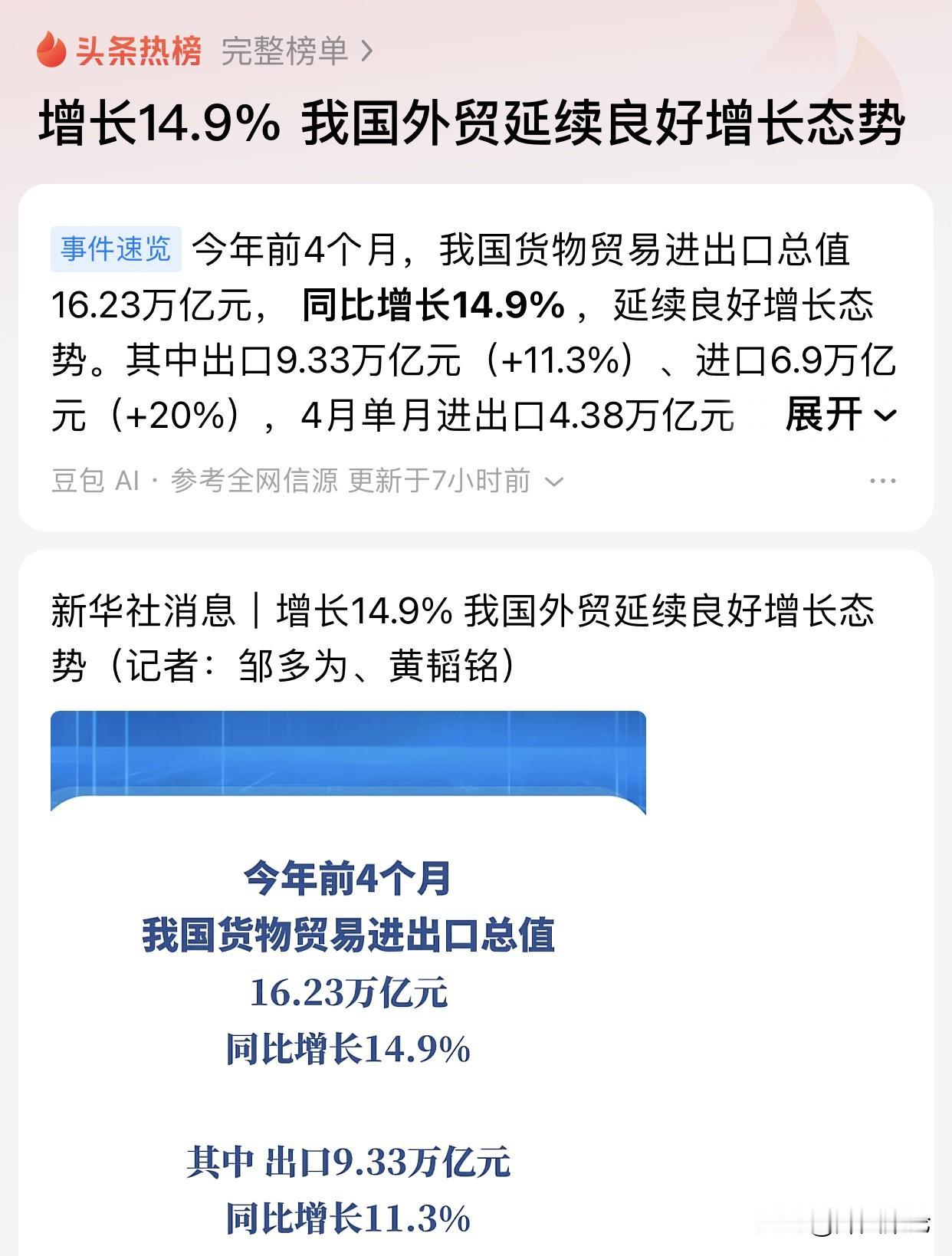 大变局！海关总署刚甩出来的前4个月外贸数据，直接把“时代换赛道”四个字拍在了桌