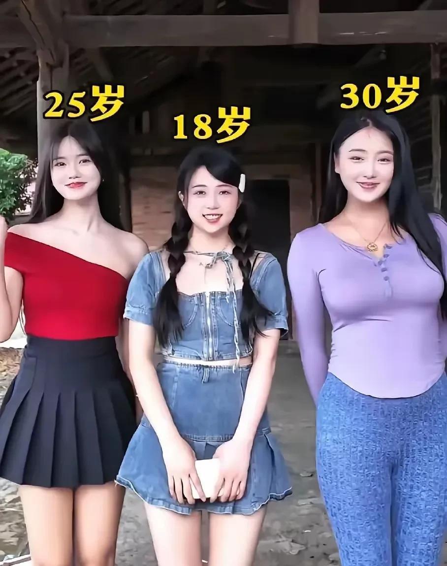 三个小姐姐，年纪不一样，风格也各有各的特点，彩礼都是18.8w。要是从她们里头挑