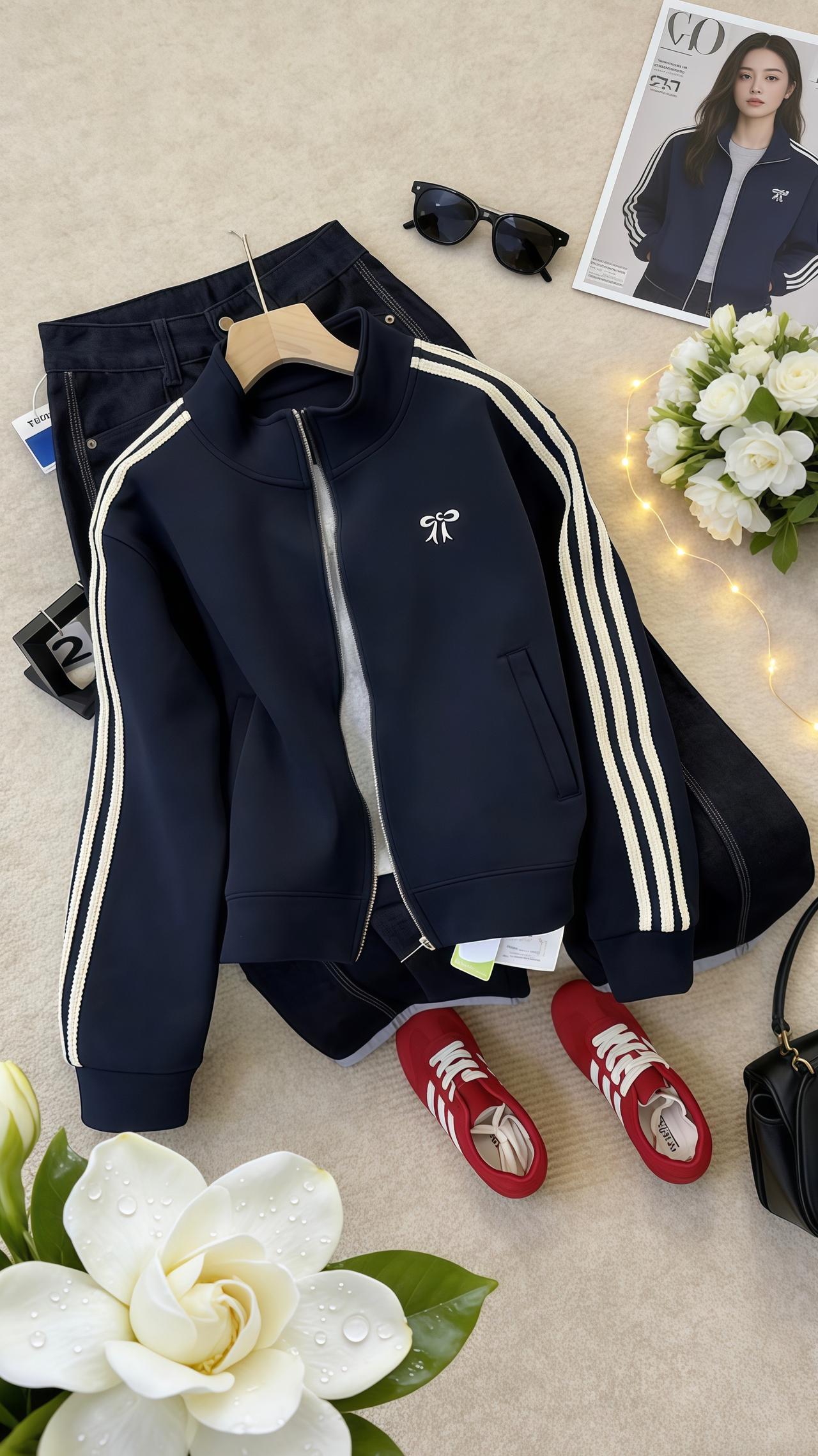 立领拉链短外套小个子穿搭休闲百搭