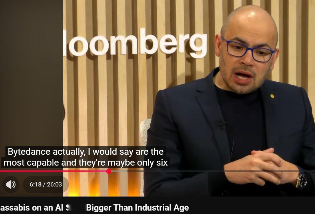 DemisHassabis：一年前西方高估了DeepSeek，字节才是中国最