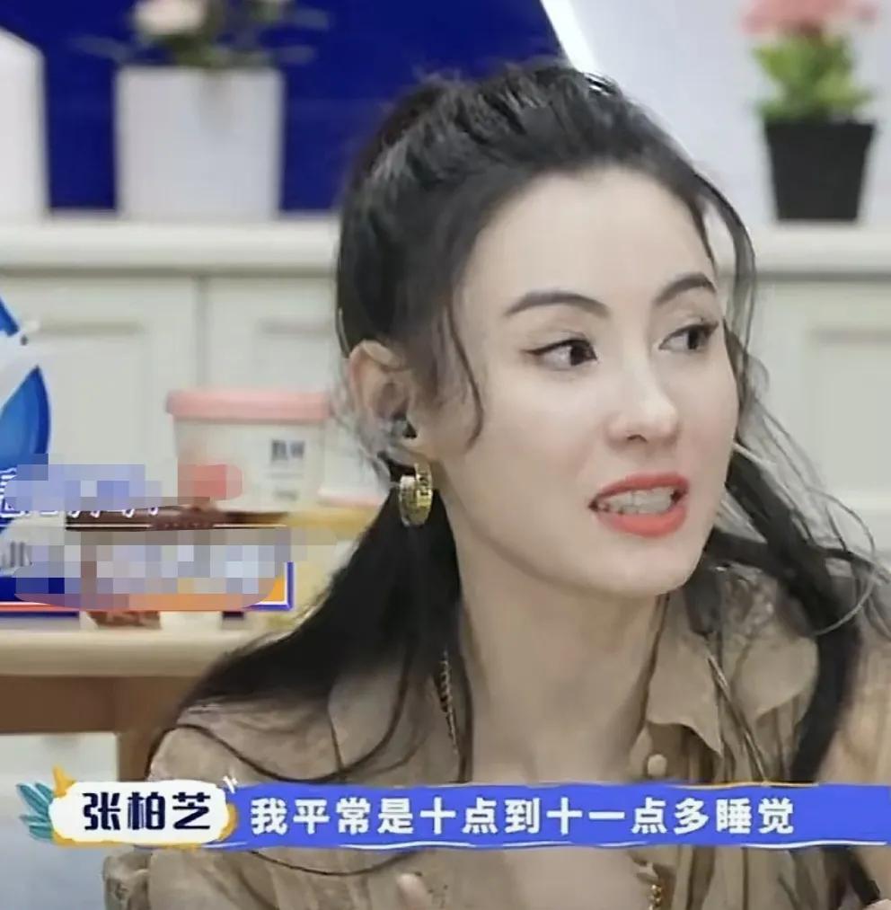 张柏芝：“我平常是十点到十一点多睡觉，五六点就起来了，因为我是一个非常有规律的人