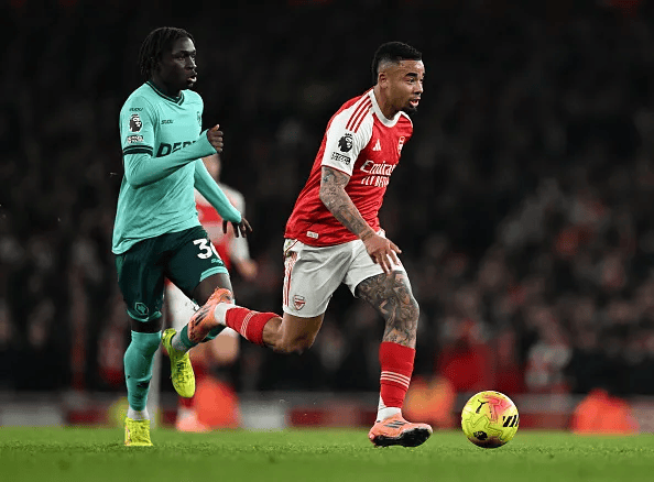 拉姆塞: 阿森纳要拉开和曼城的分差;热苏斯复出表现很惊艳