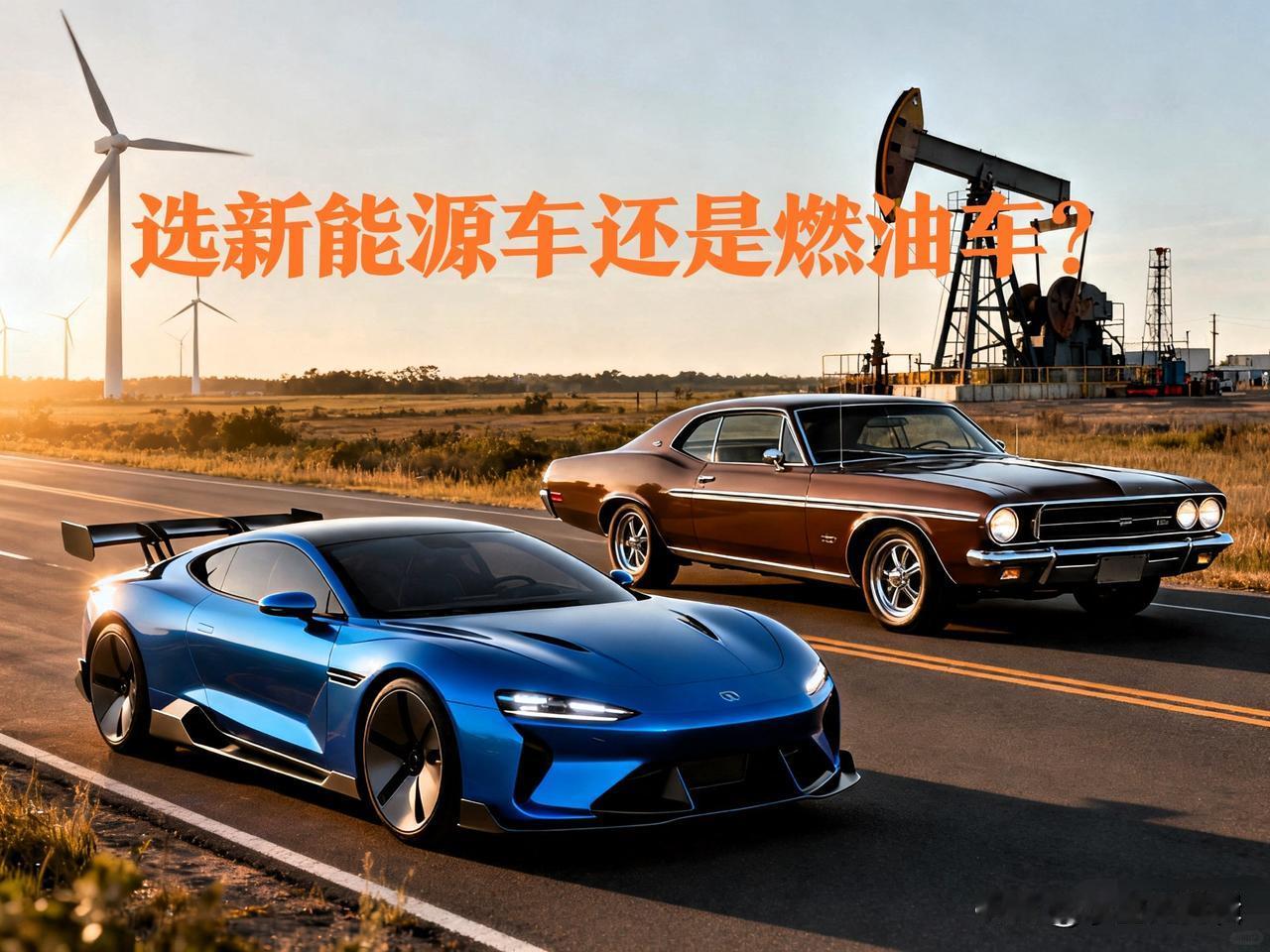 如果是你会选新能源车还是燃油车?陪发小选车纠结了半个月，问遍了老司机、查遍了数据