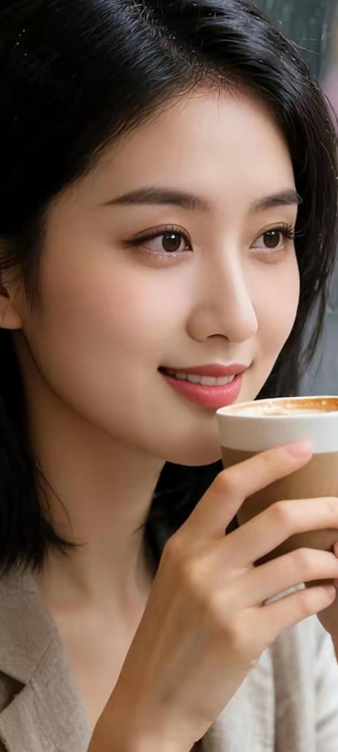 “雨天的咖啡时光，温暖你的心”🌧️☕️💕