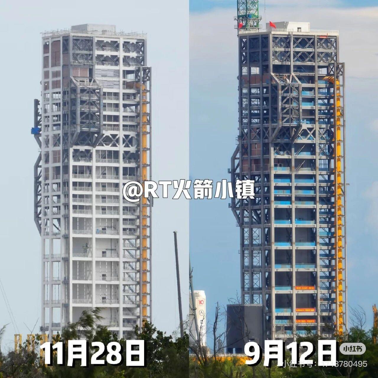 进度非常快！载人登月火箭发射工位还有两栋火箭垂直总装厂房