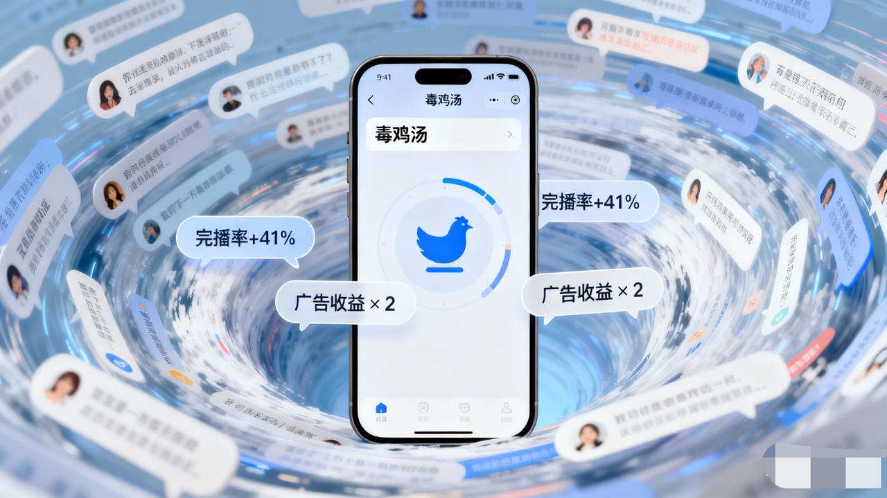 为流量连底线都丢了？毒鸡汤和平台该刹车了！现在上网真有种魔幻感：打开手机，满