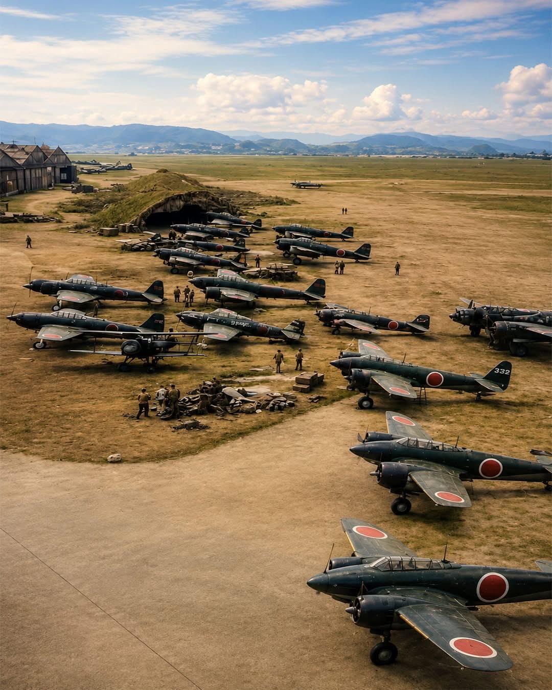 1945年8月下旬，即日本向盟军投降后不久，厚木（Atsugi）空军基地成为了见