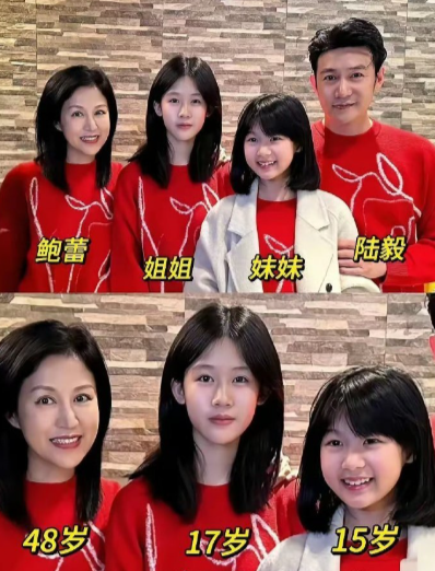 贝儿好像年轻时的陆毅，父女简直共用一张脸，鲍蕾看了一定会很开心吧？​​​