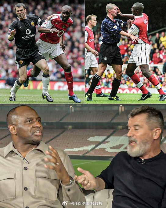 维埃拉和基恩之间的竞争已经达到了斤斤计较的地步：有人问基恩：“如果放在现在的转会