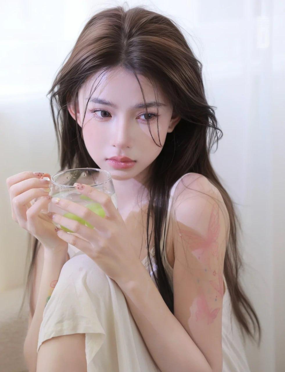 少女心事，轻啜一杯茶，静享时光。什么样的穿搭可以成为气质女神?