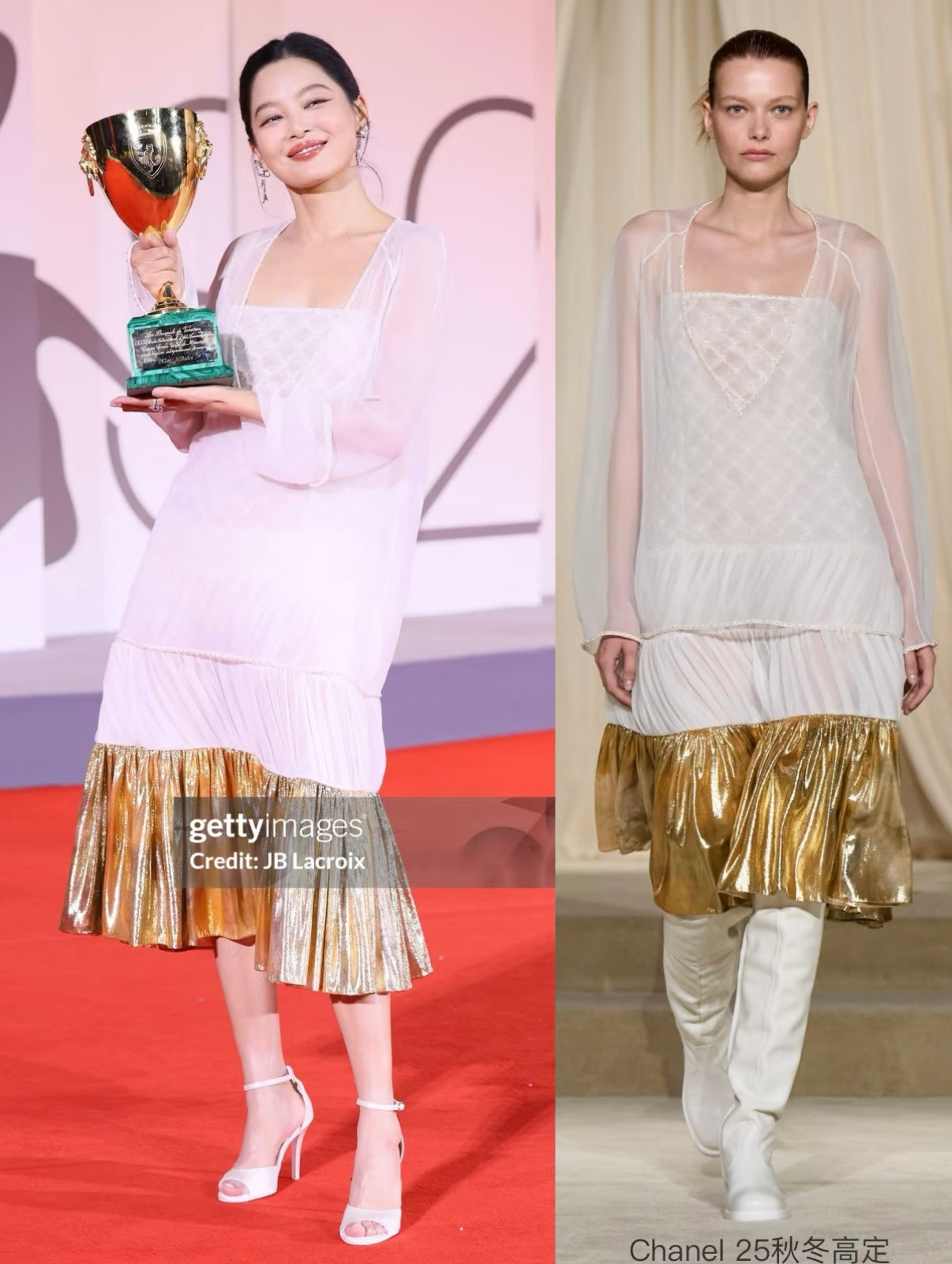 香奈儿押宝辛芷蕾9年我觉得蕾子穿香奈儿很有自己的味道前三套穿在别人身上感觉挺灾难