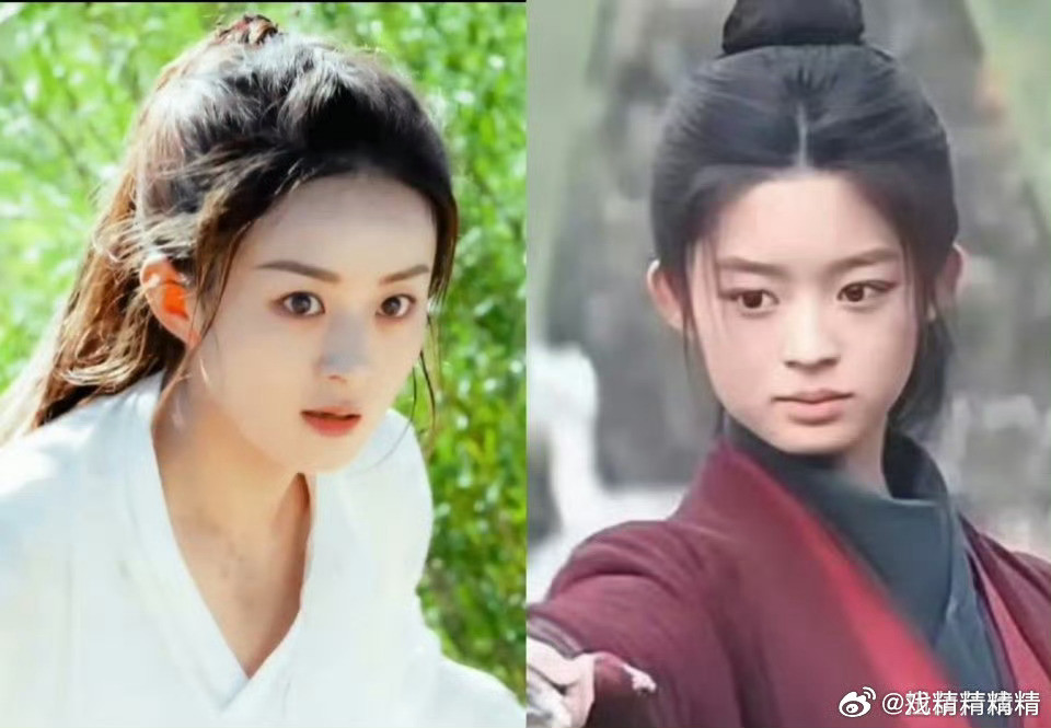 冰湖重生楚乔传你就说颜值气质怎么跟赵丽颖比？一个天上神仙颜，一个地下烧火