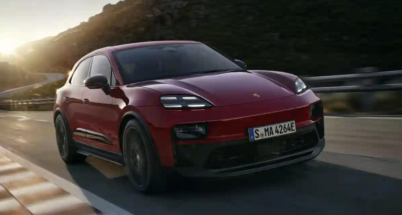 比燃油版还便宜四五万？！保时捷纯电MacanGTS官图发布你敢相信，保时捷纯