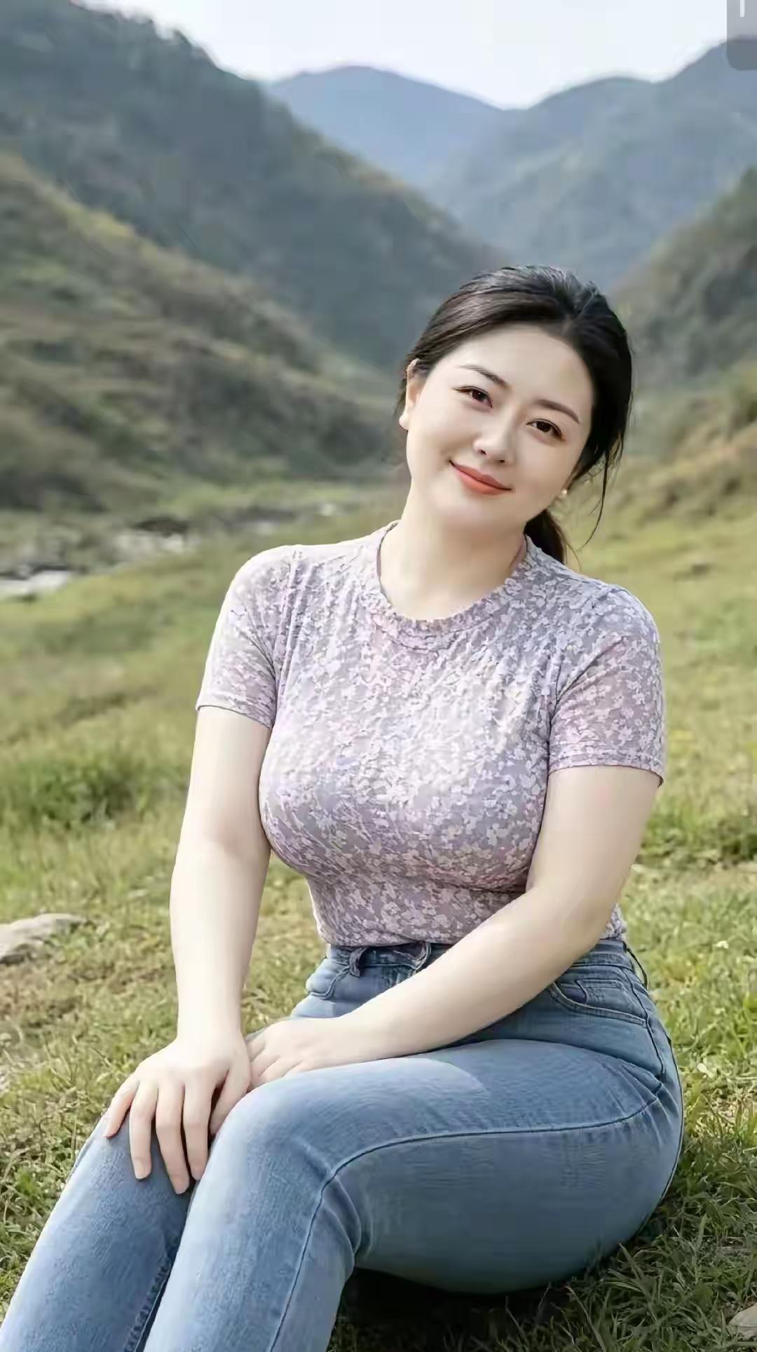 浣溪沙•闻山谷吟有感文/美人儿一曲清歌绕碧山，烟霏轻漫涧溪间；繁花沾雨落