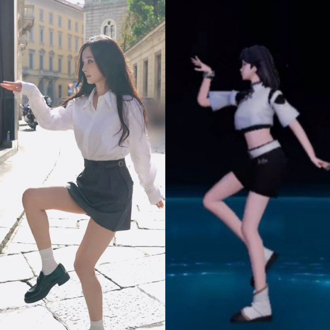 我不行了我笑抽了🤣才发现杨幂你cos的连衣服颜色都一样吗？？？？？​