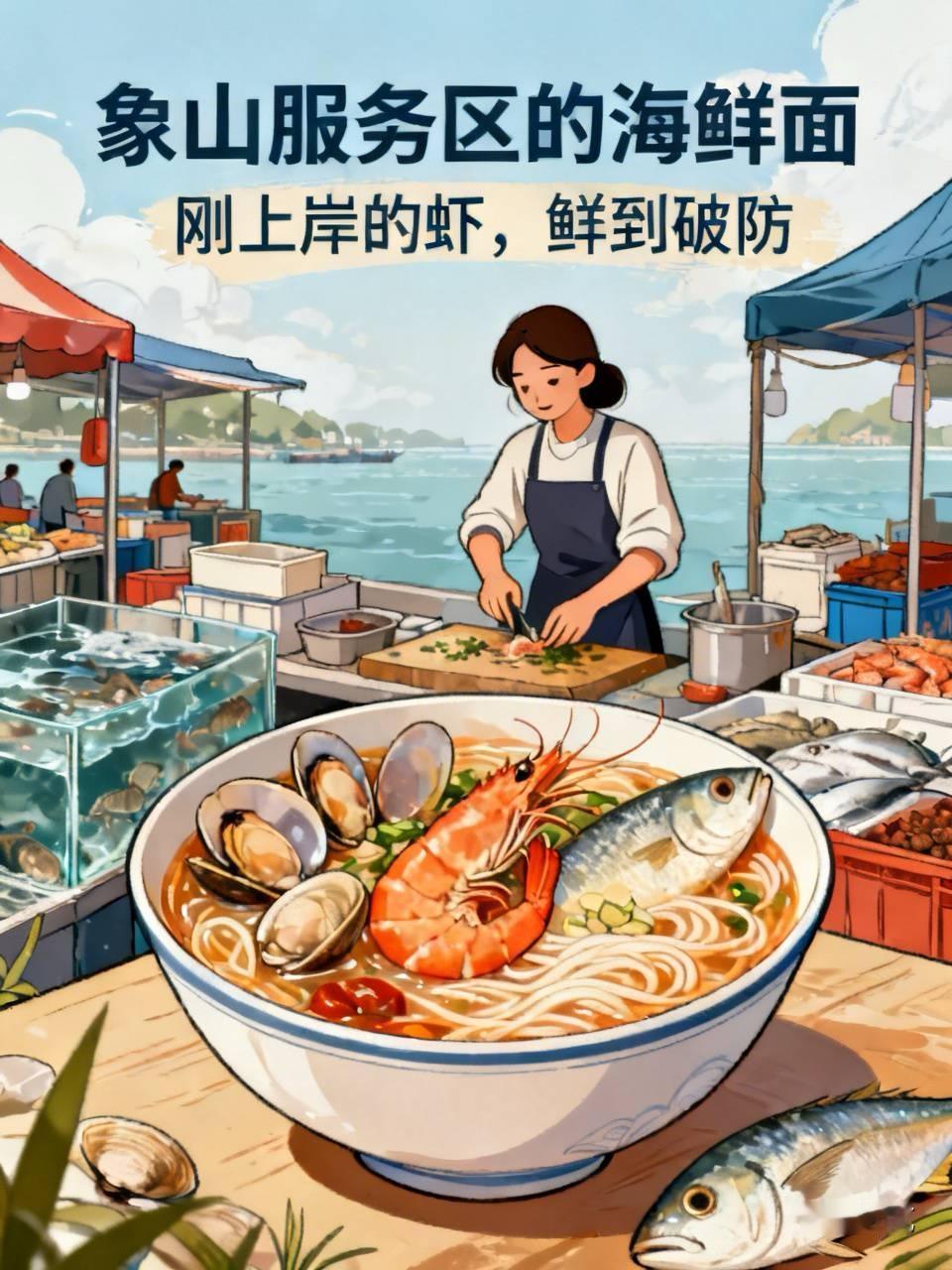 象山服务区这一趟，给我整破防了。开了一上午车，又累又饿，拐进象山服务区。本想