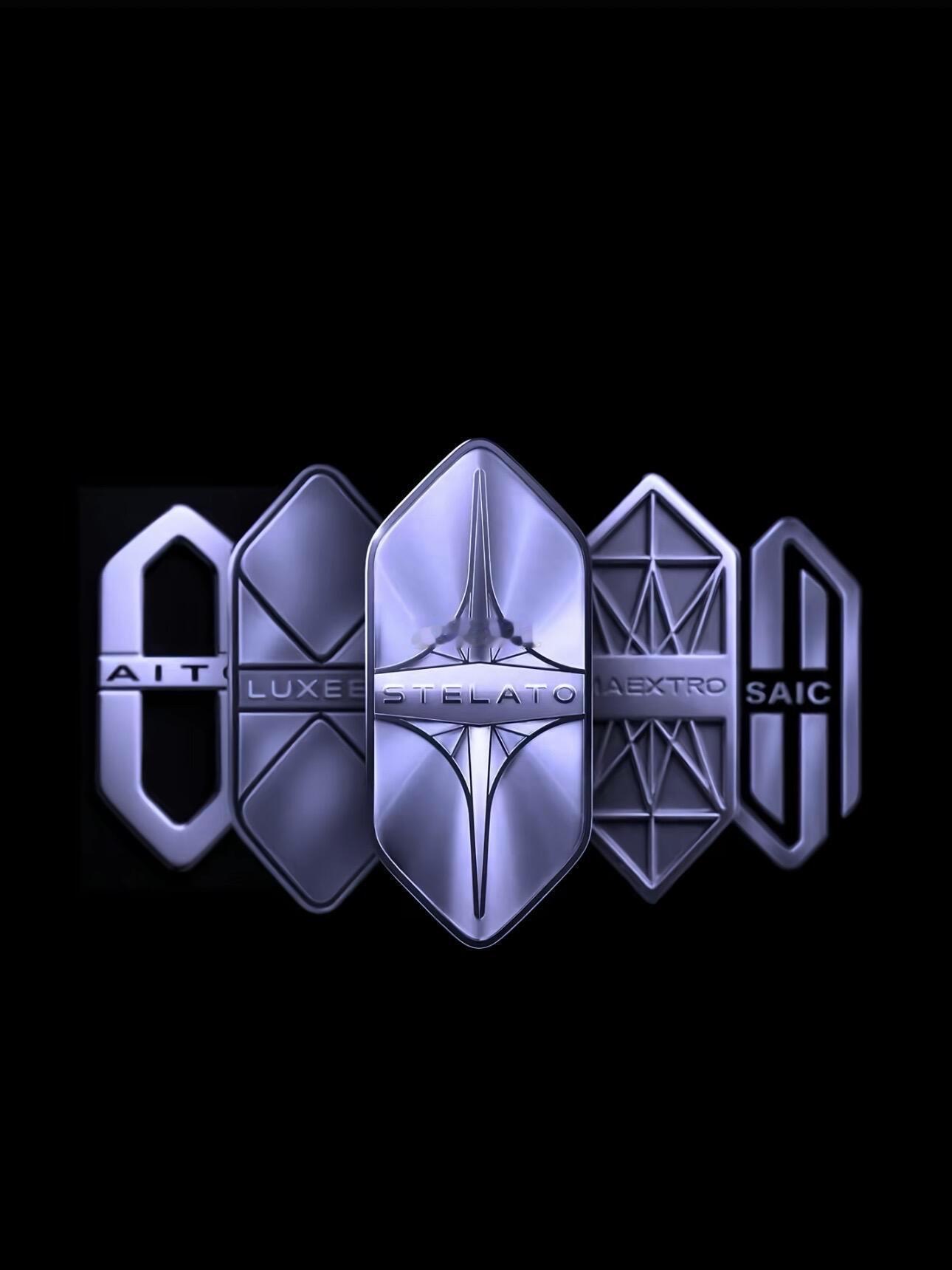 鸿蒙智行车标全了！太帅啦！你喜欢哪个车标鸿蒙智行