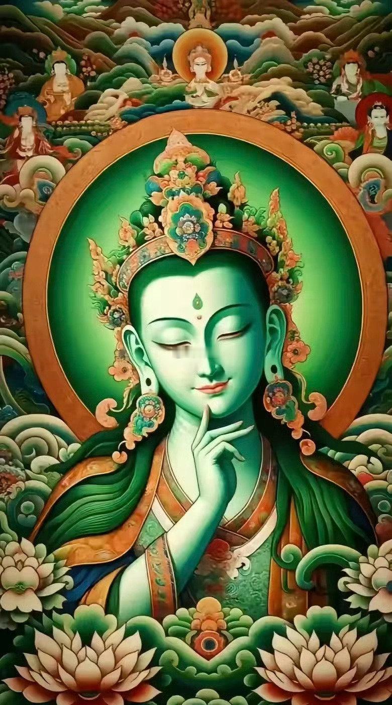 长辈都说：碰见绿脸菩萨，一定要许愿，非常灵验。​​​