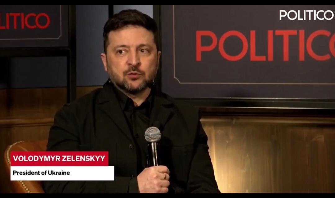 泽连斯基2月14日接受采访时谈到普京：“我比普京年轻，这一点很重要。他时间不多。