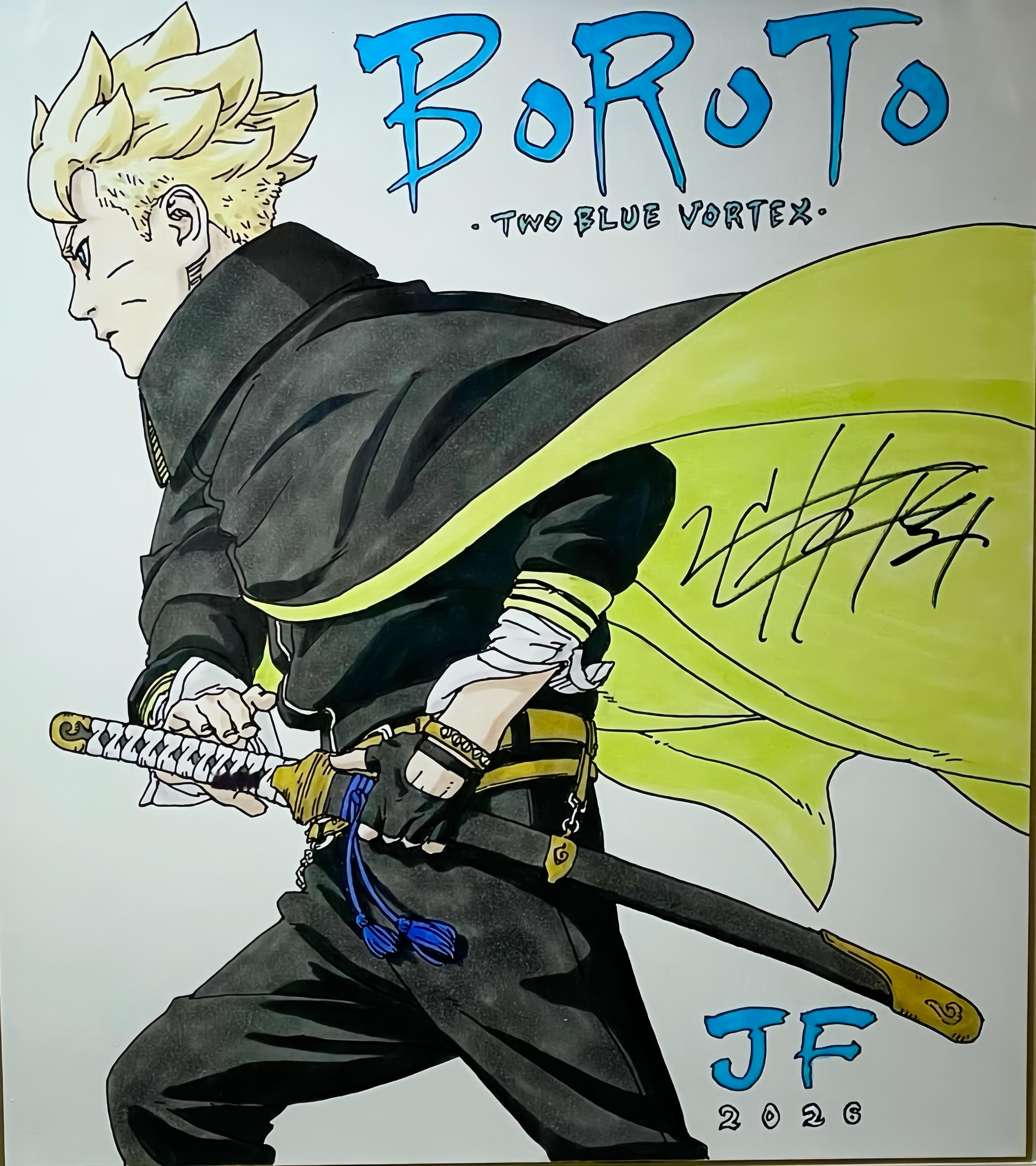 池本为Jumpfesta2026最新绘制的博人插图！火影忍者博人传漩涡