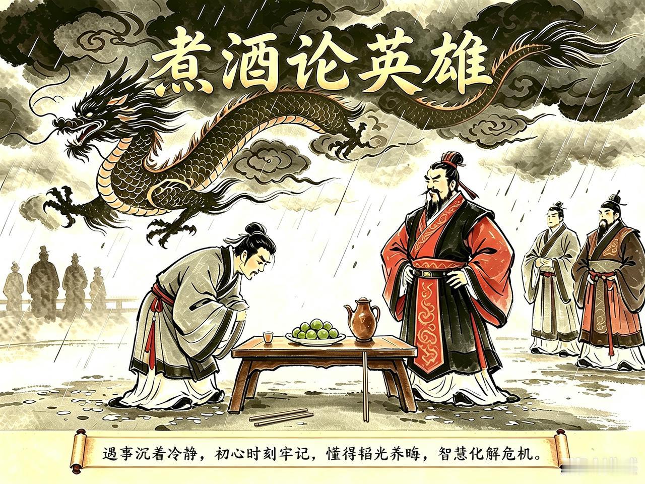 小故事煮酒论英雄刘备原占徐州，被那吕布偷袭，家眷尽被俘获，同时夺走