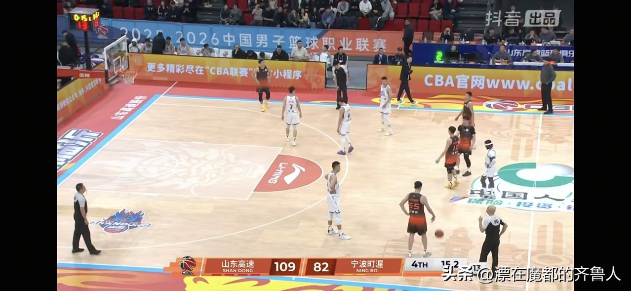 高速109:82大胜宁波迎来8连胜！高速男篮本场比赛12人全部登场，11人得分