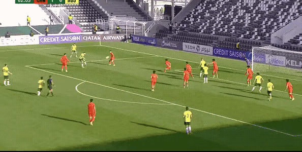 别给我扯什么打整体，u23国足在不占优势情况下1：0力克澳大利亚，既靠彭啸拣漏进