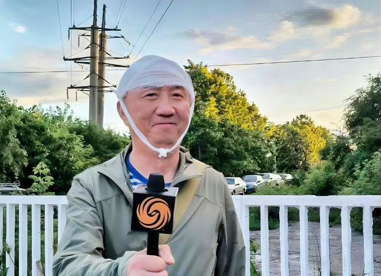 太幸运了！知名战地记者卢宇光在俄乌战场头部受伤之后，俄罗斯库尔斯克州代理州长欣施