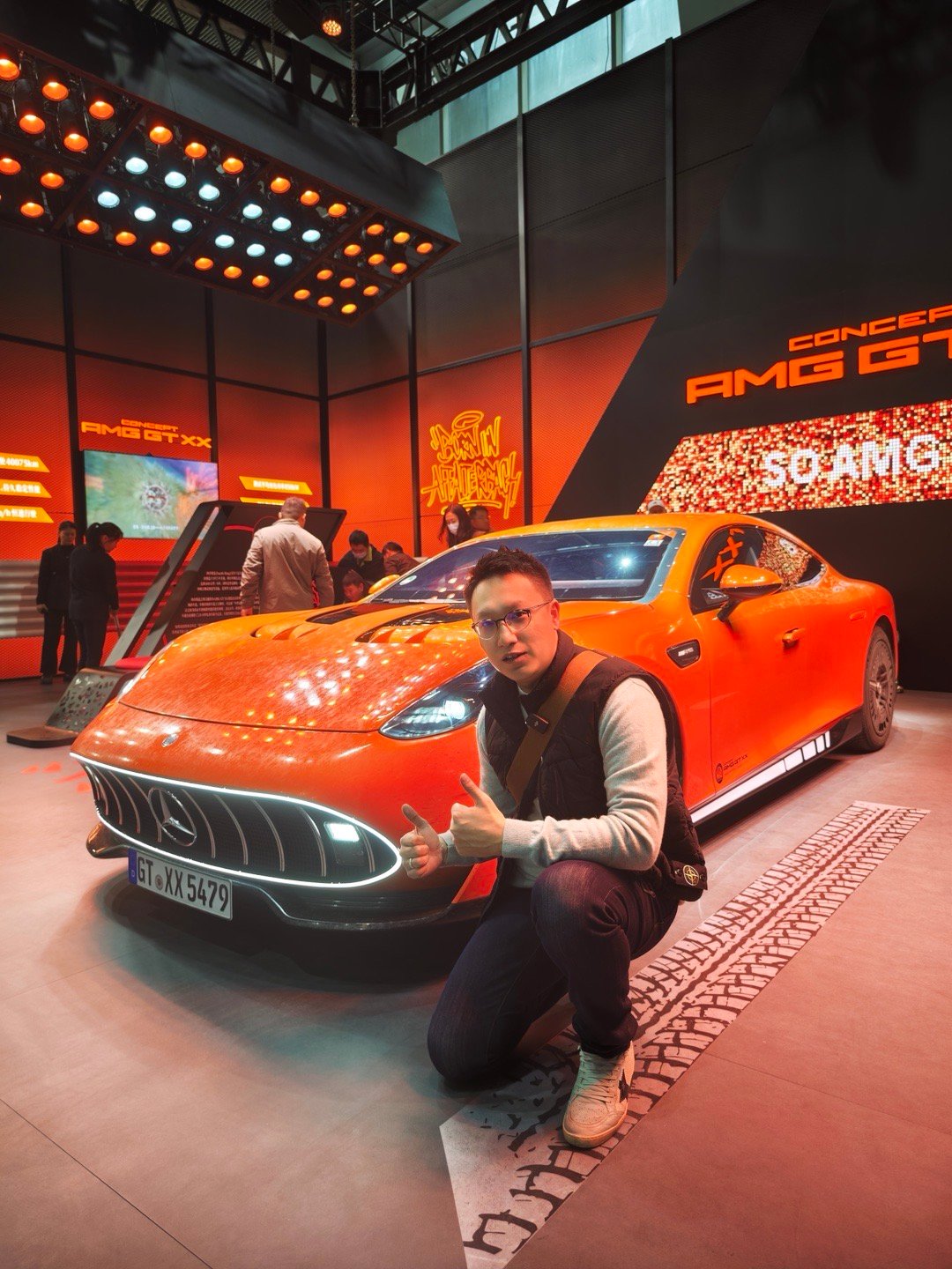 上一次在慕尼黑看到这台amggtxx只惊叹于它为了打破25项世界纪录而在na