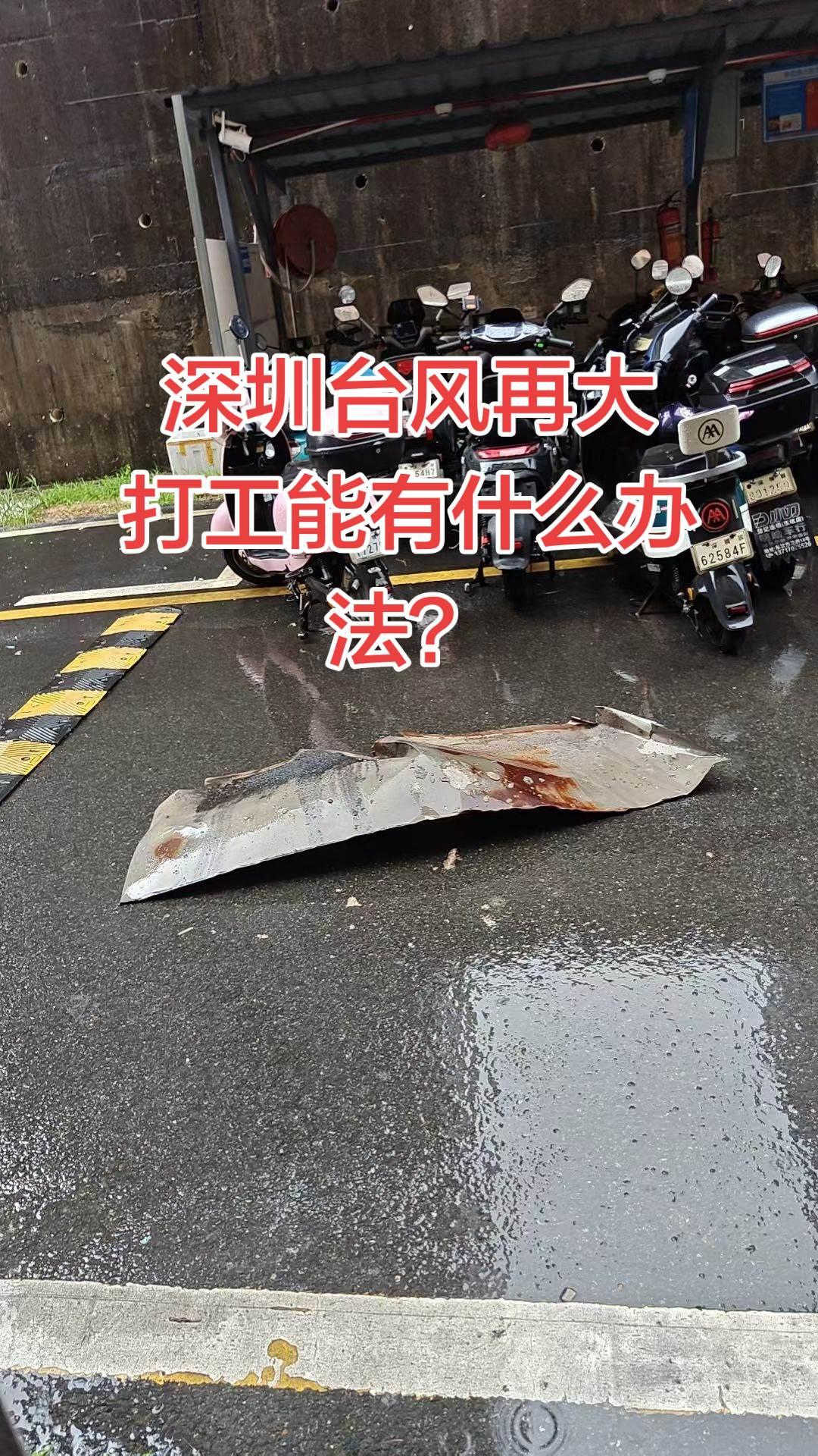 地铁停了飞机停了公交也停了，唯独打工能上班没有停，这就是深圳暴雨也要上班被大雨