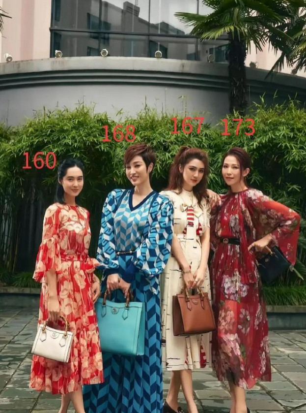 万万没有想到，女神现实中居然那么矮，白瞎我看了十几年电视，现在才知道。
