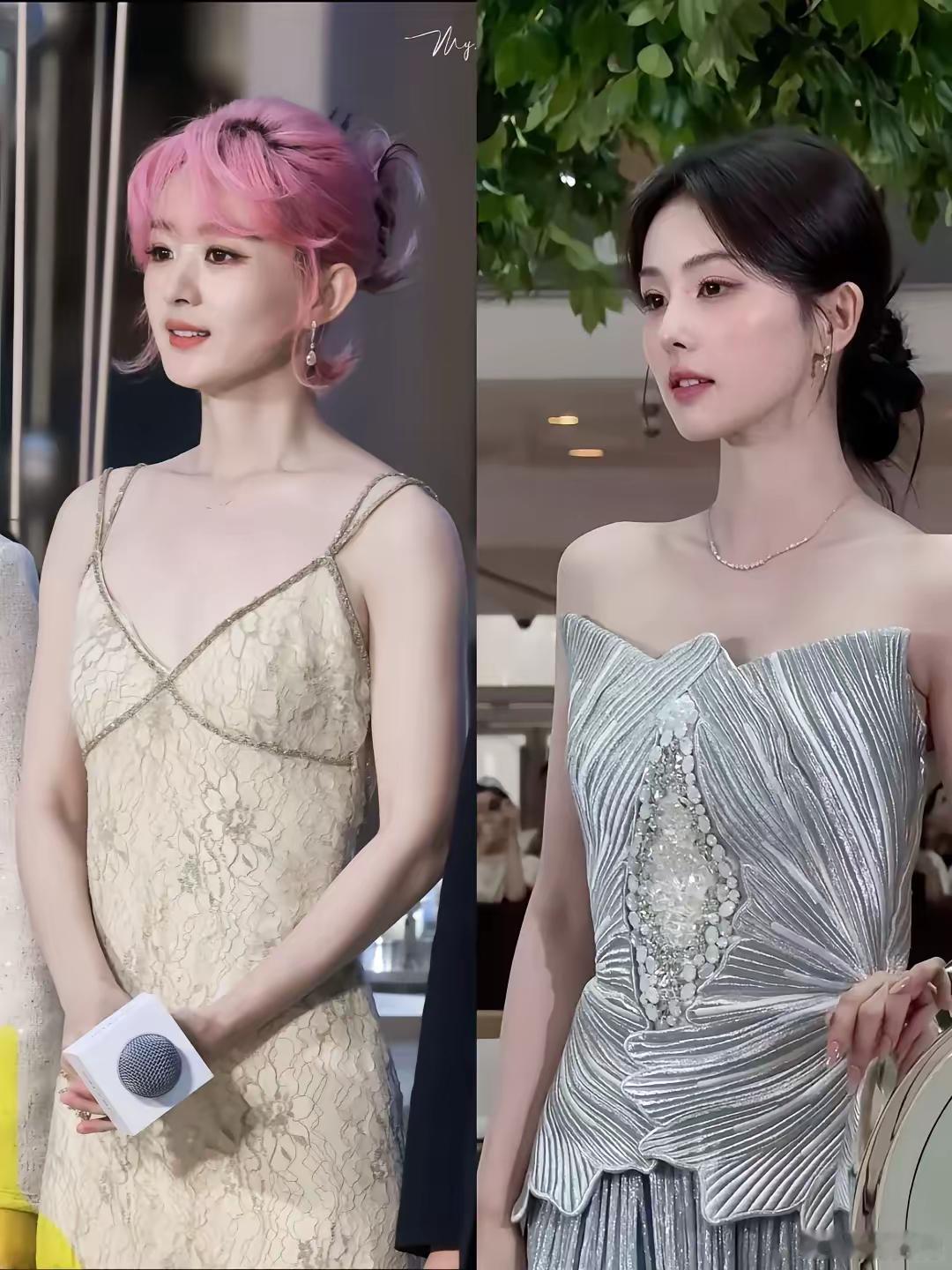 一开始我怀疑是裙子的问题。​到后来我怀疑是发色的问题。​直到我看到了旁边的白鹿后