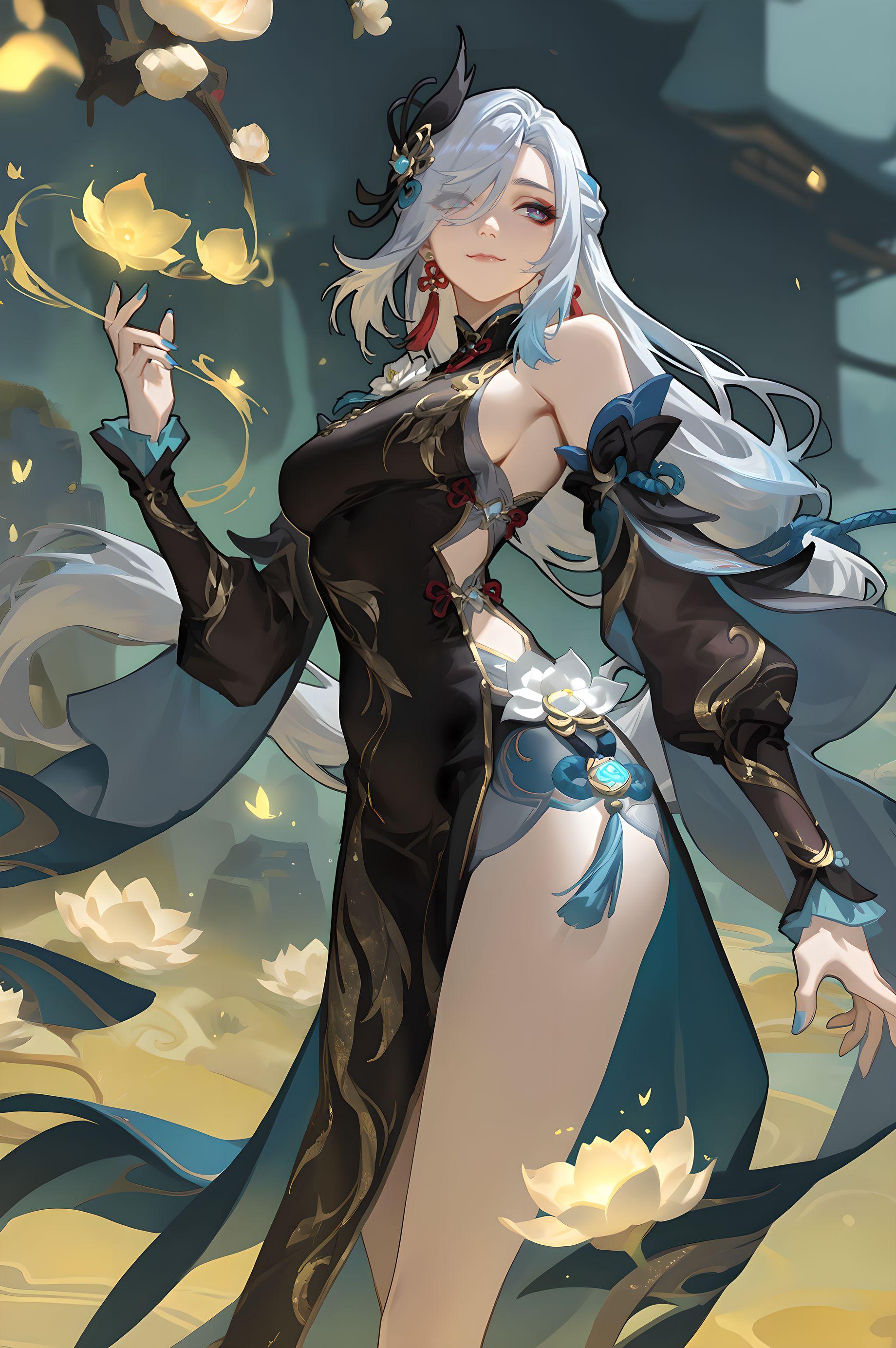 原神的美女们。