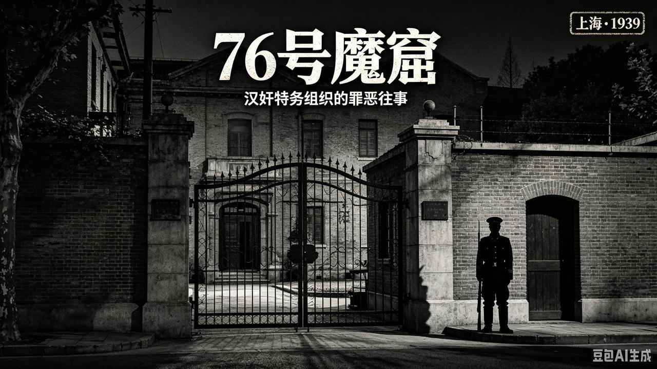 76号魔窟：永远钉在民族耻辱柱上的汉奸特务组织抗战时期上海极司菲尔路76号