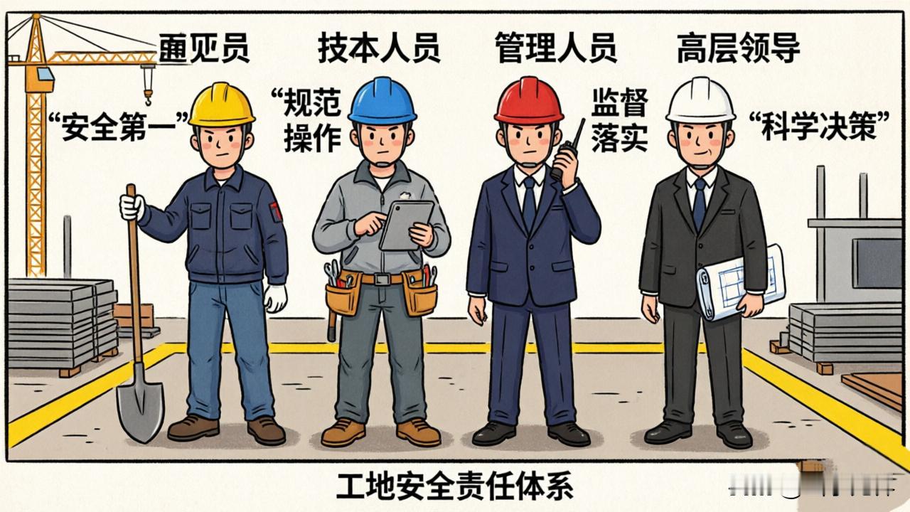 建筑工地上帽子别乱戴，看清谁是工人；谁是领导，太实用了。黄帽普通工人：数量最