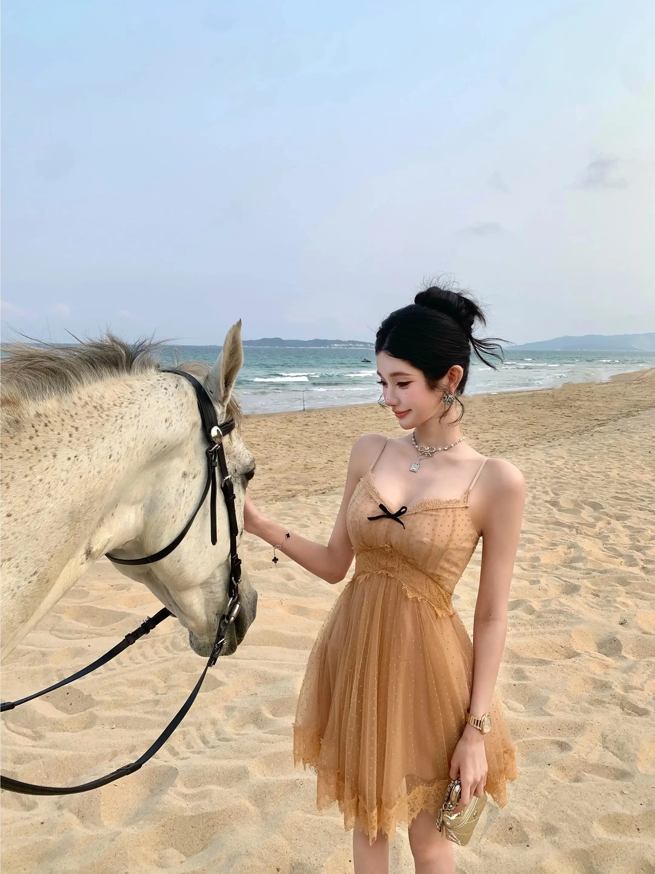 那天我经过一片花园。